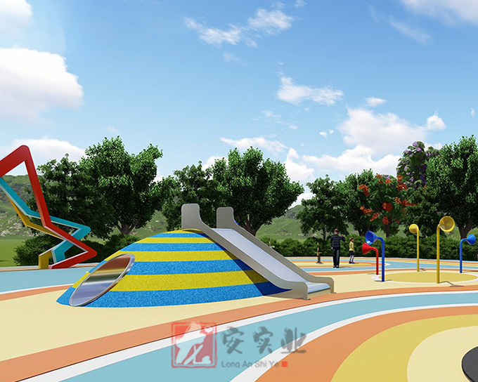公园无动力儿童新型游乐设施